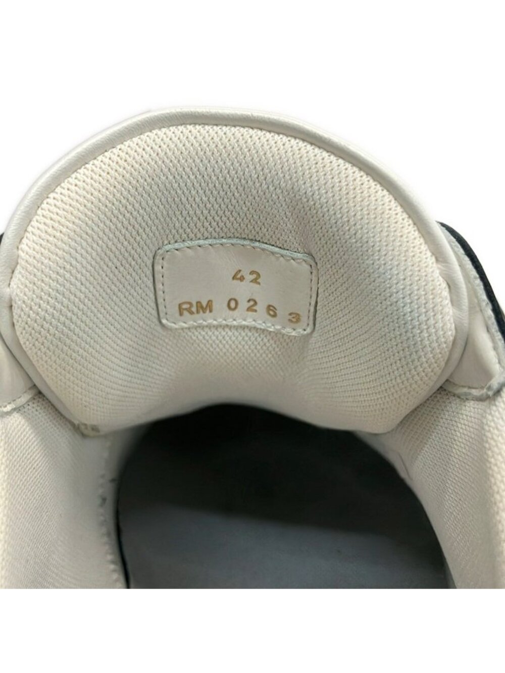 Celine Sneakers 42 Lace Up Low Optic White Black - Picture 6 of 9